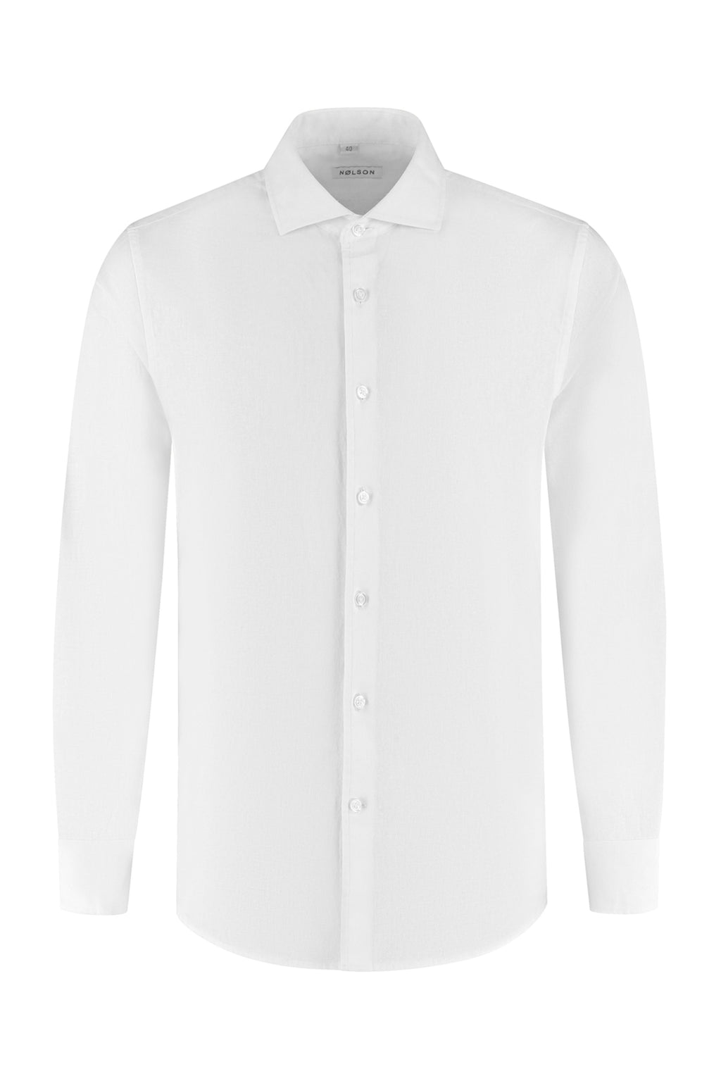 Soloumbrella Men's White Long Sleeve Button Down Shirt