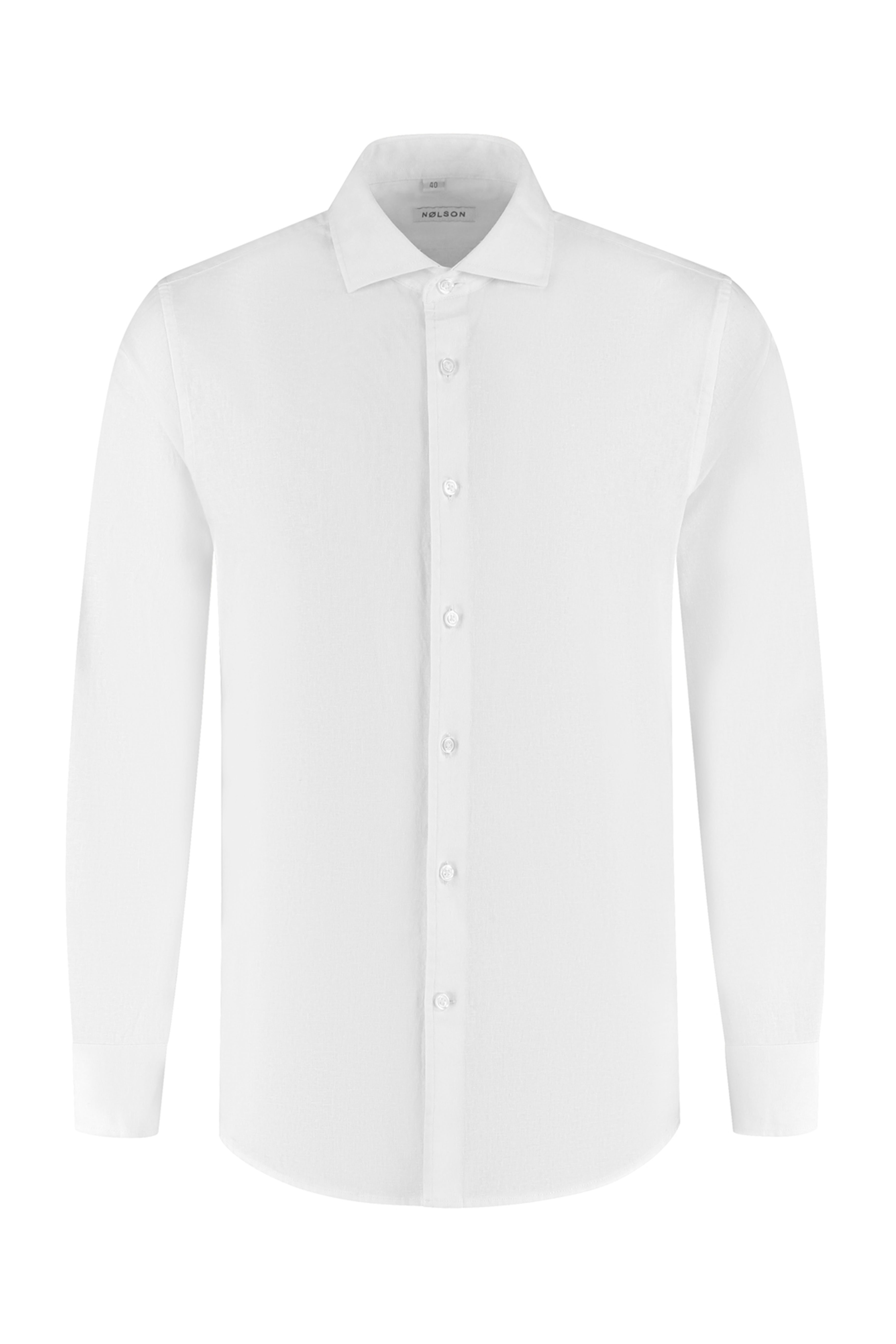 Soloumbrella Men's White Long Sleeve Button Down Shirt