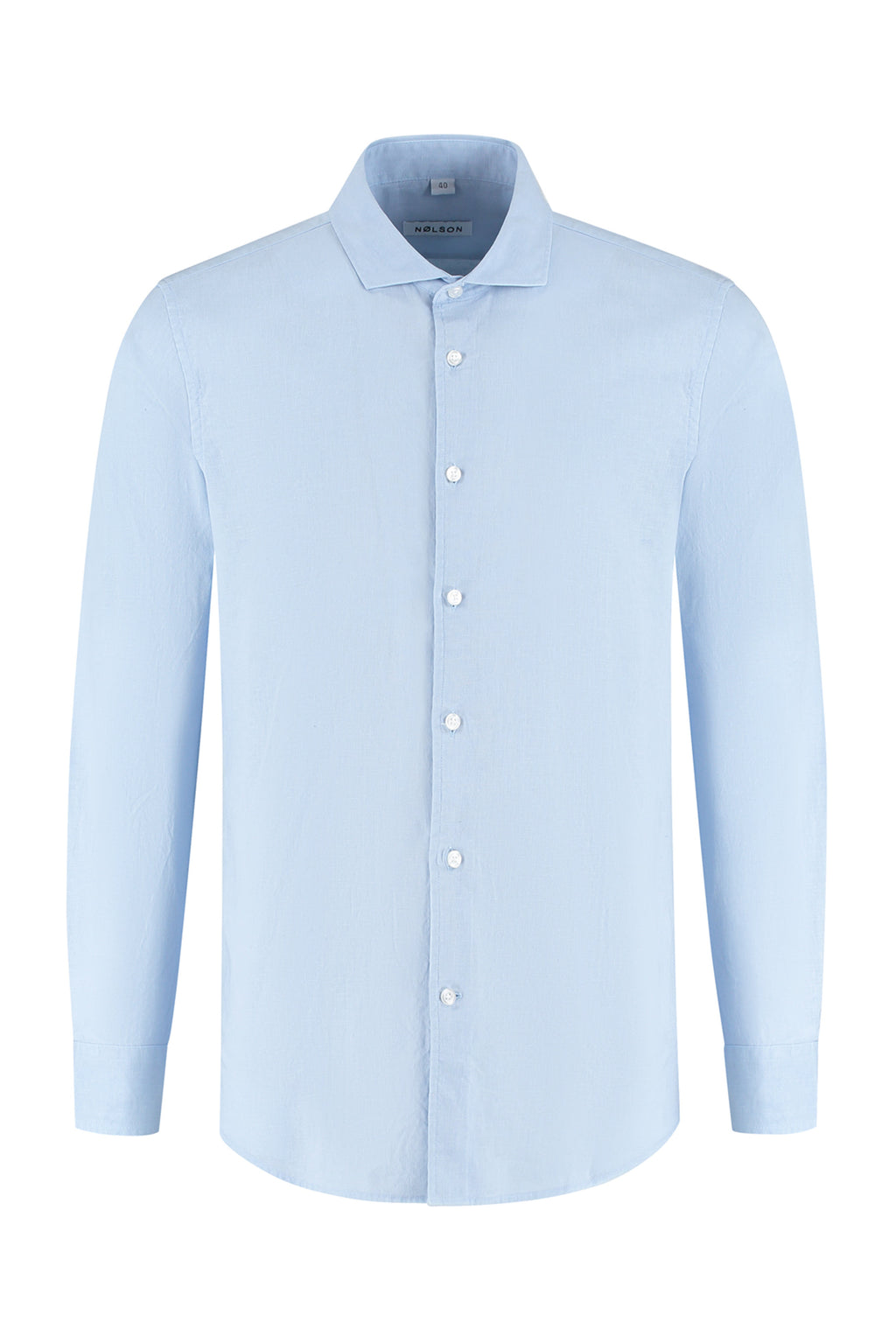 Soloumbrella Men's Light Blue Long Sleeve Button Down Shirt