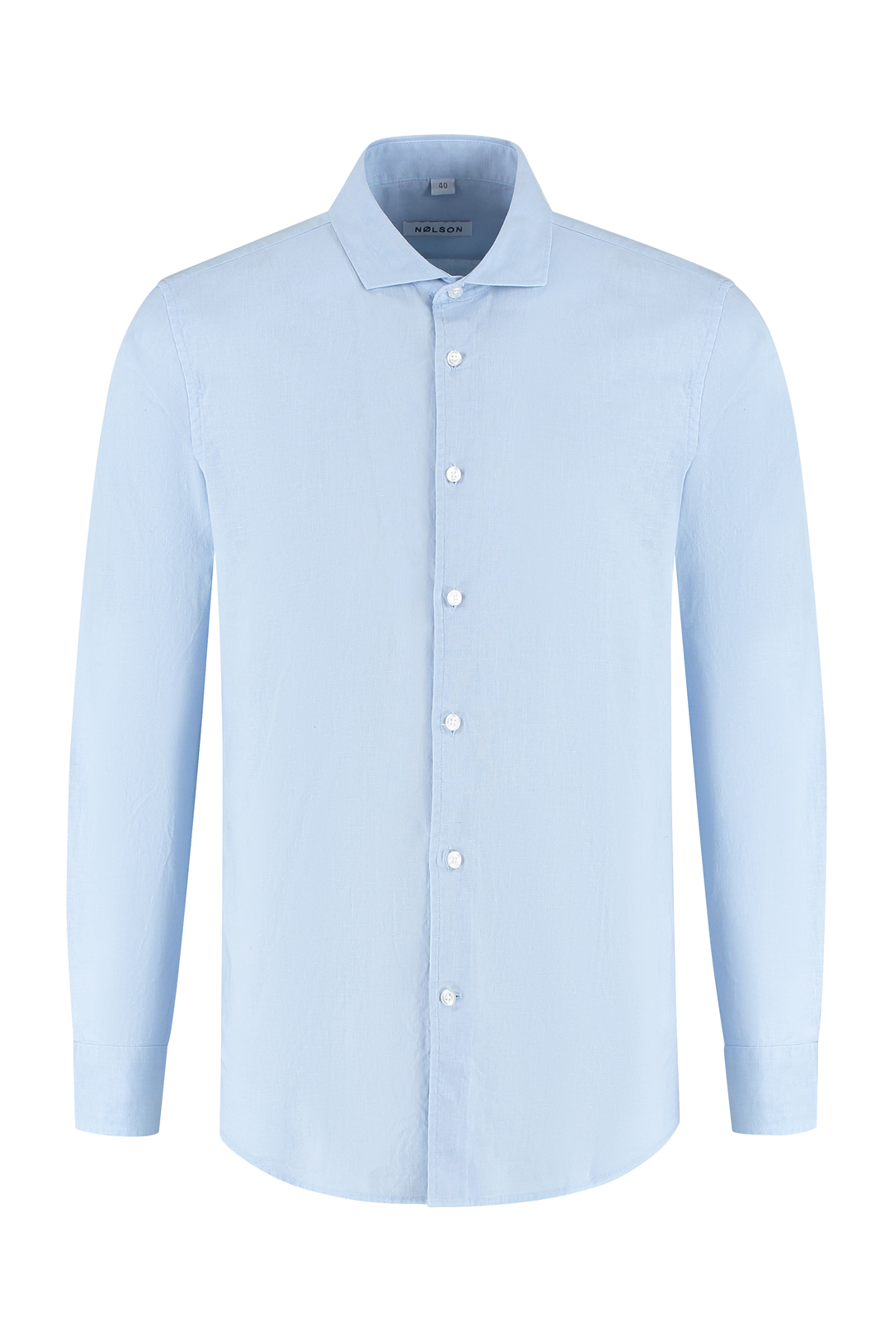 Soloumbrella Men's Light Blue Long Sleeve Button Down Shirt
