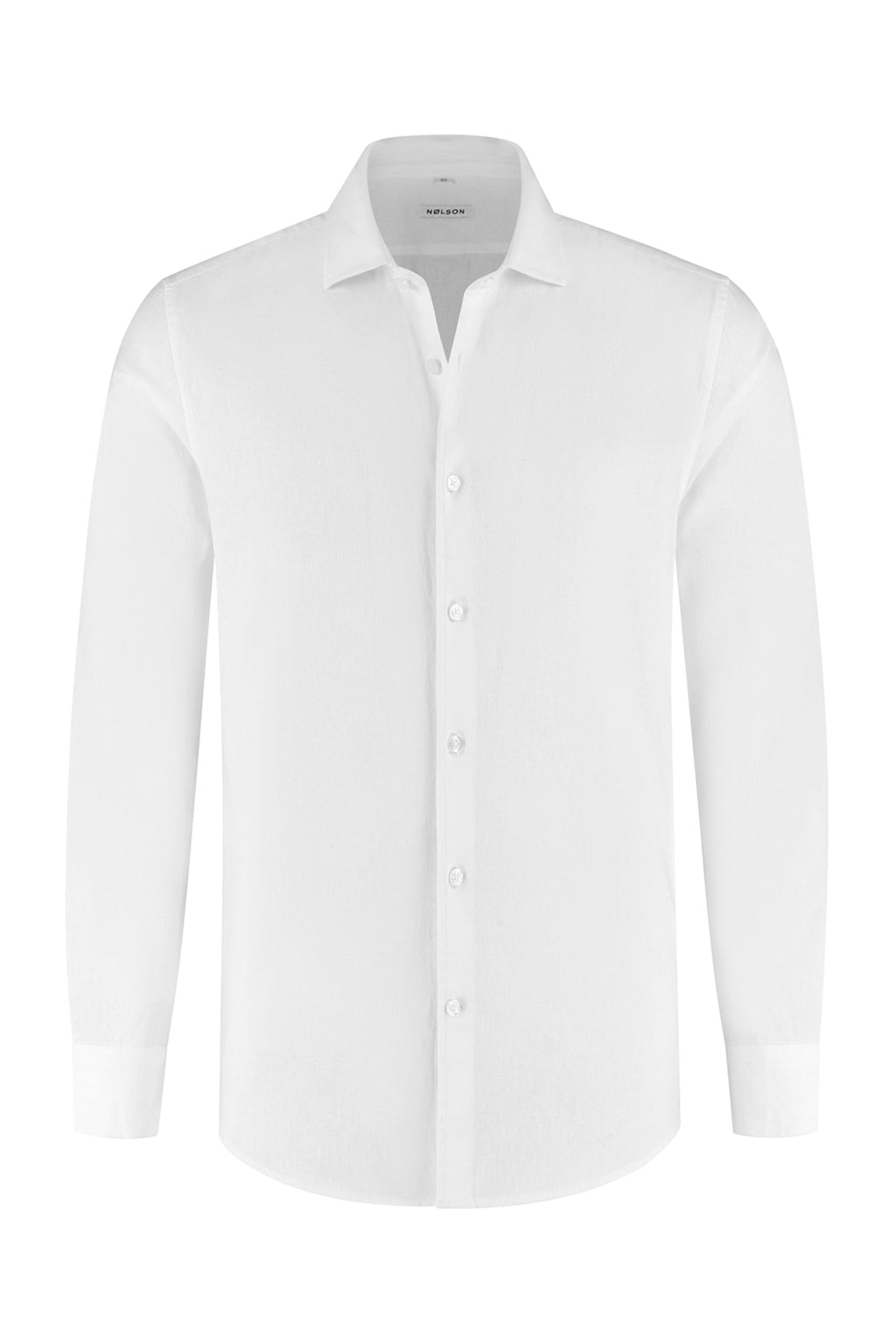 Soloumbrella Men's White Long Sleeve Button Down Shirt