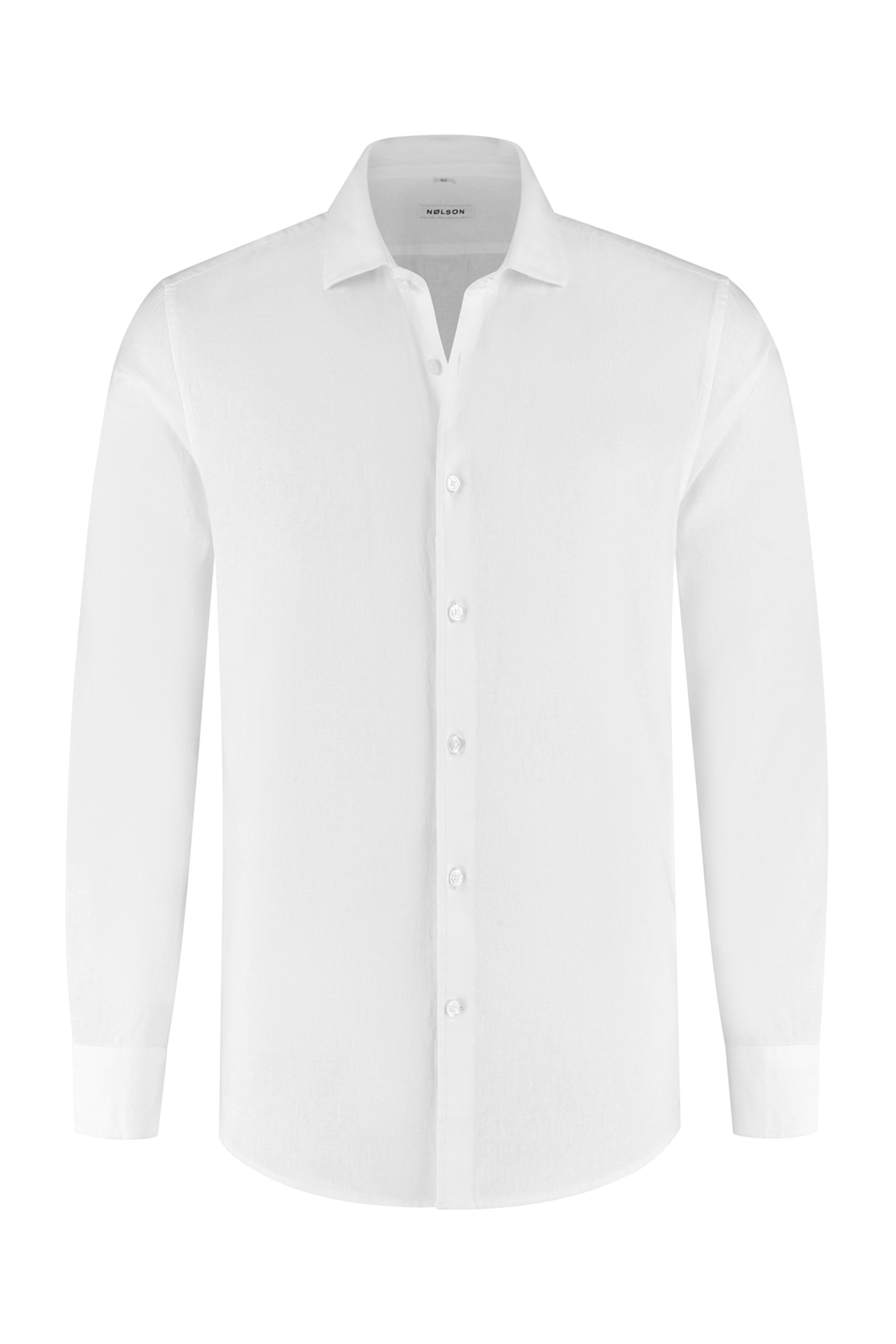 Soloumbrella Men's White Long Sleeve Button Down Shirt
