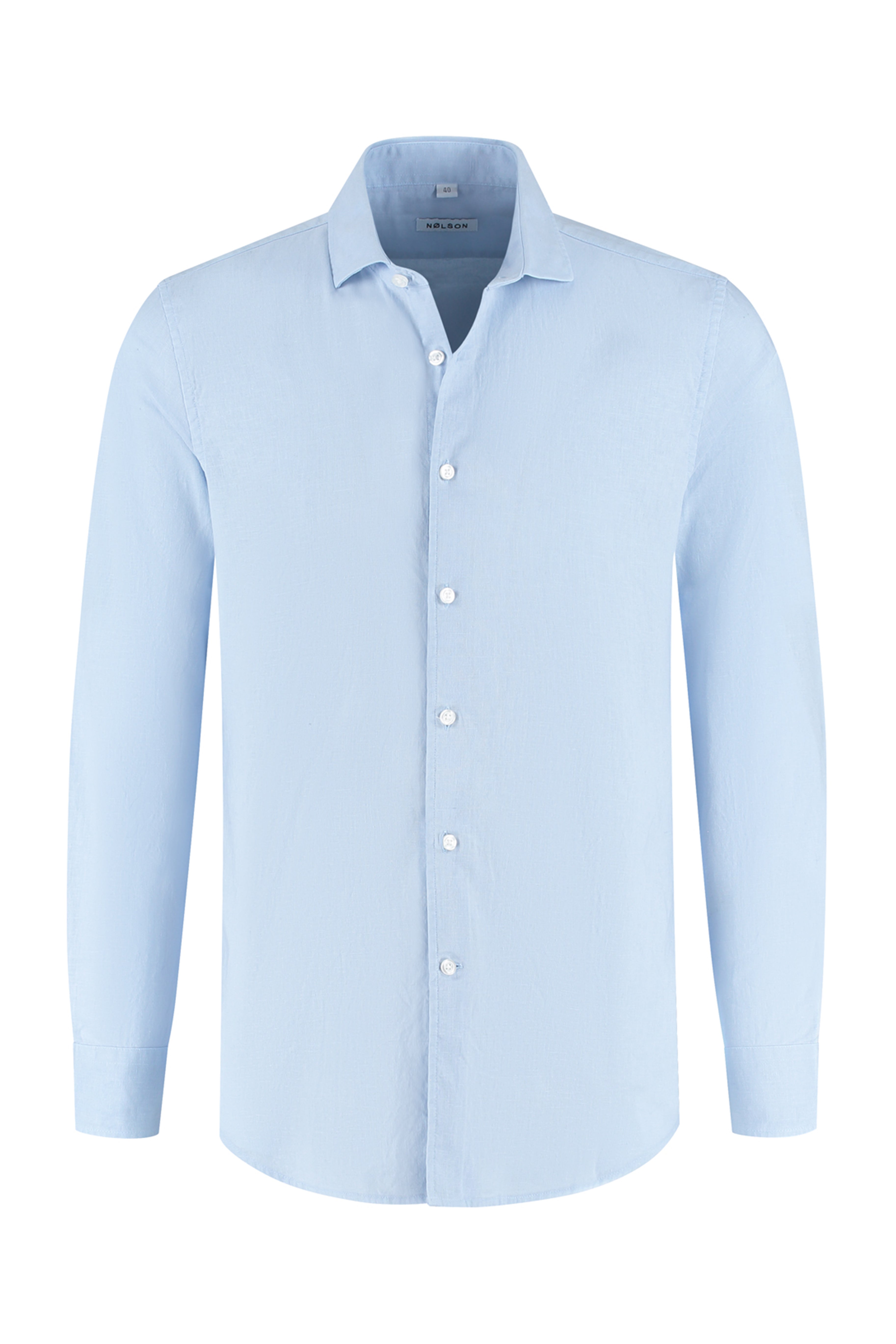 Soloumbrella Men's Light Blue Long Sleeve Button Down Shirt