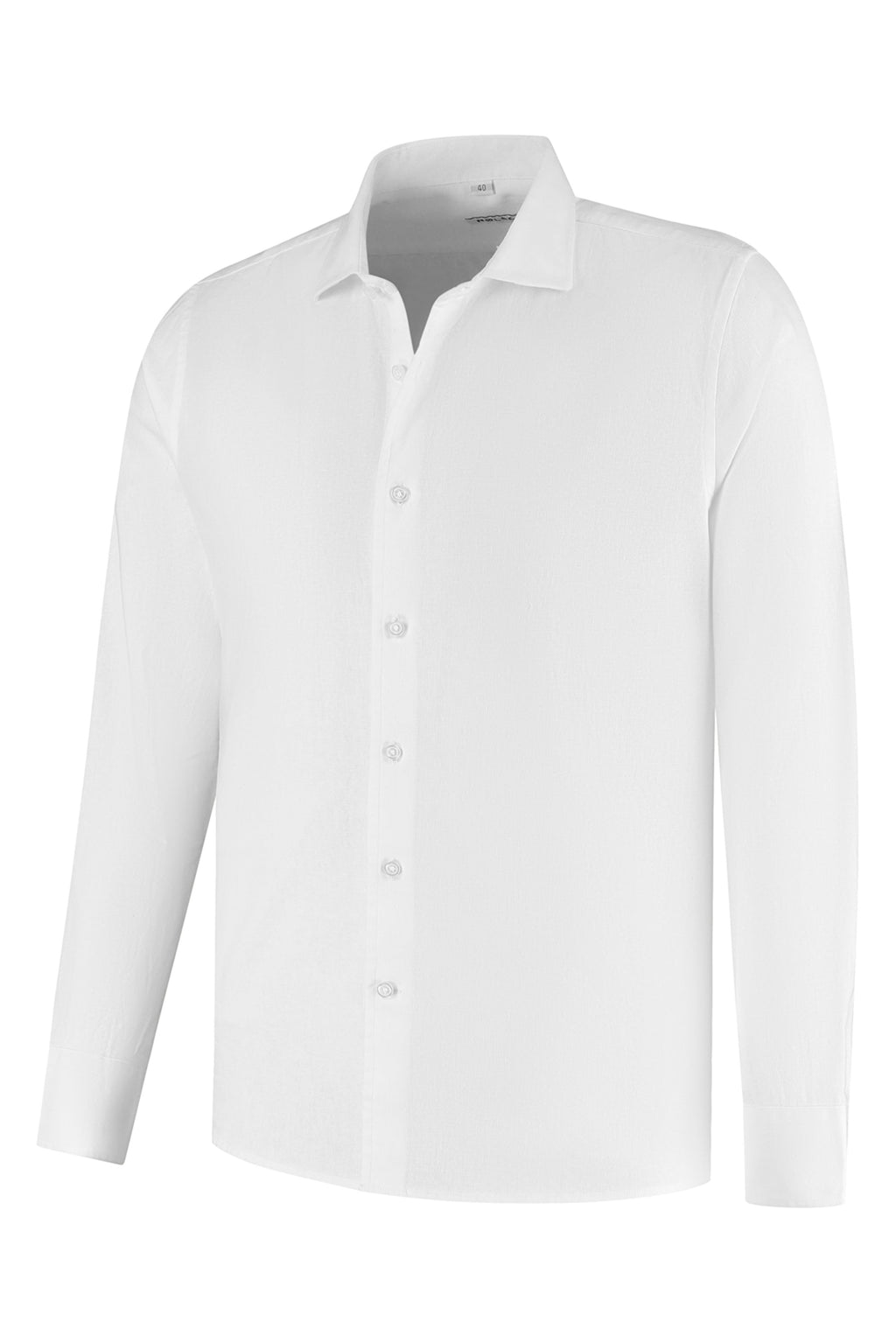 Soloumbrella Men's White Long Sleeve Button Down Shirt