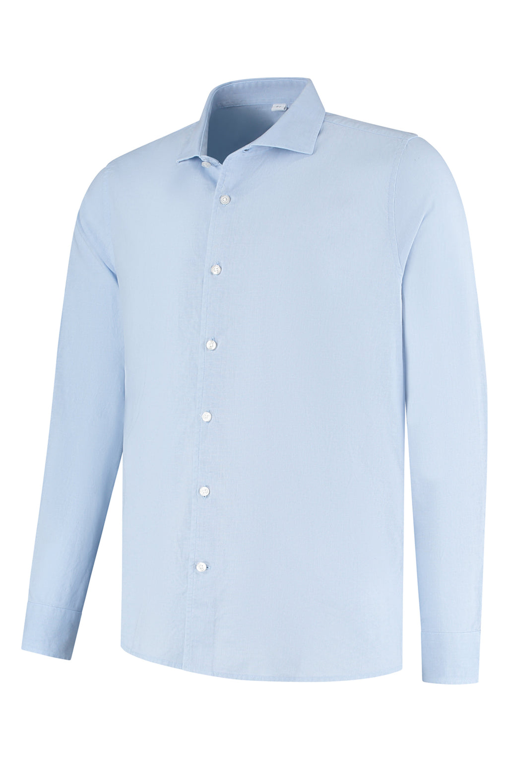 Soloumbrella Men's Light Blue Long Sleeve Button Down Shirt