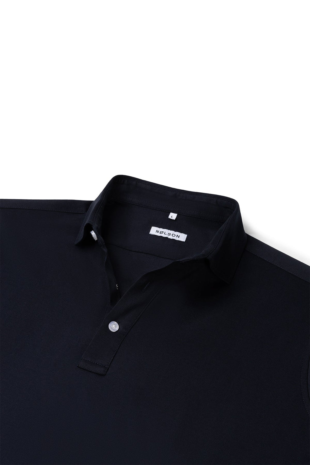 Soloumbrella Men's Dark Navy Long Sleeve Polo Shirt