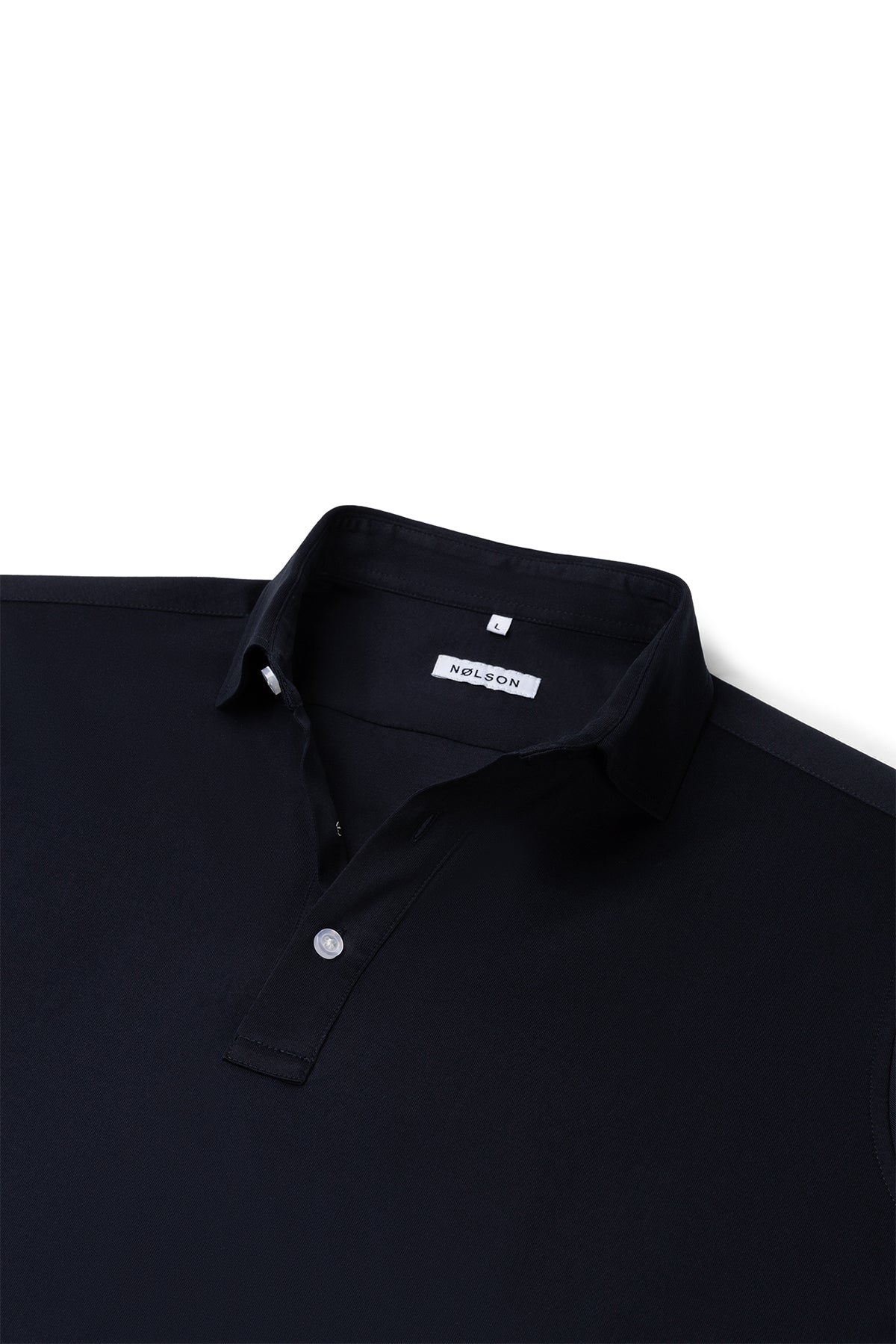 Soloumbrella Men's Dark Navy Long Sleeve Polo Shirt