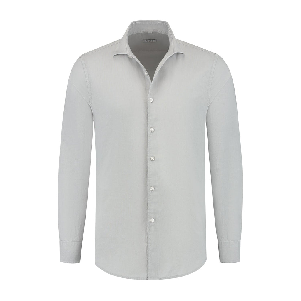 Soloumbrella Men's Light Sage Green Long Sleeve Button Down Shirt