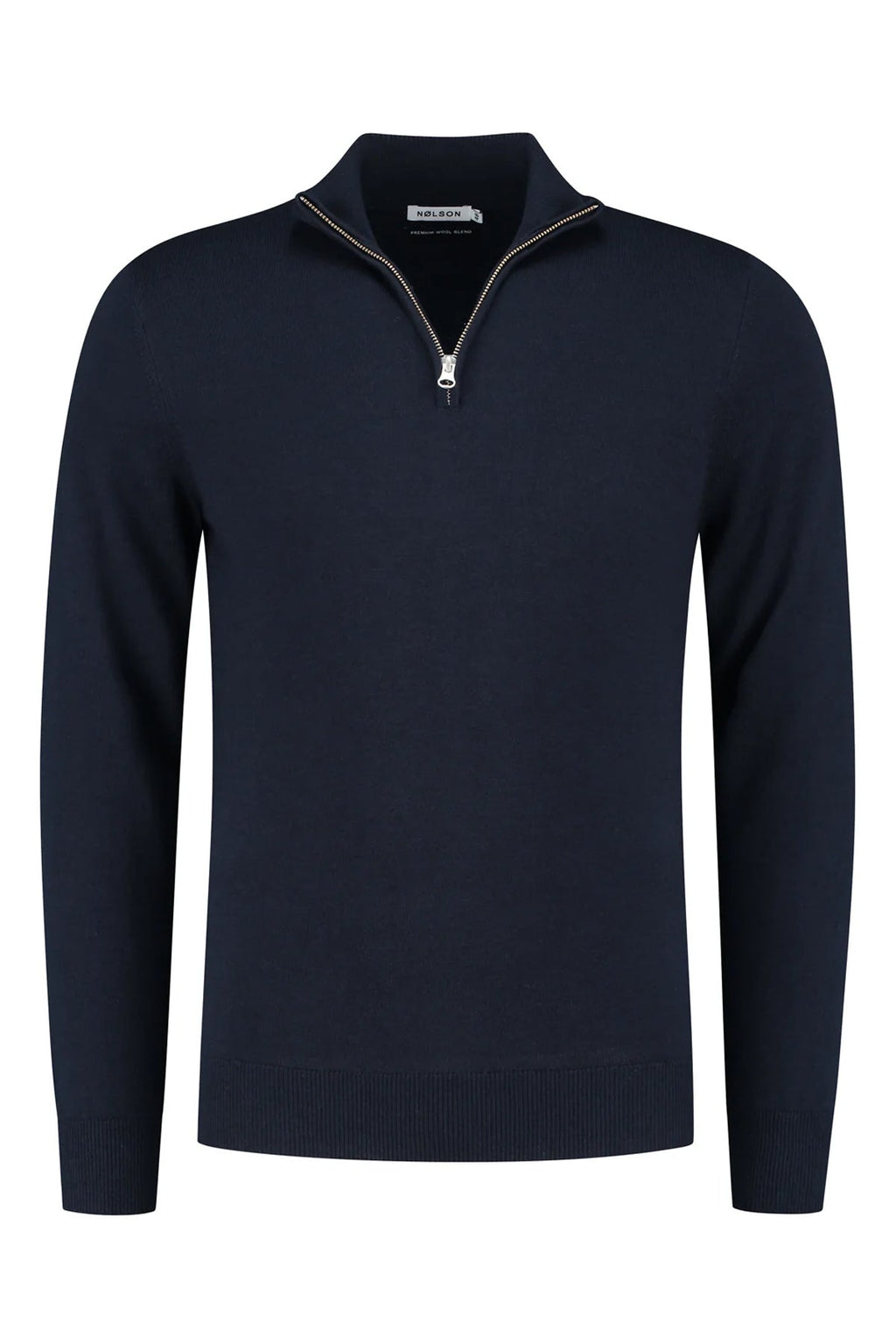 Soloumbrella Men's Dark Navy Quarter Zip Sweater