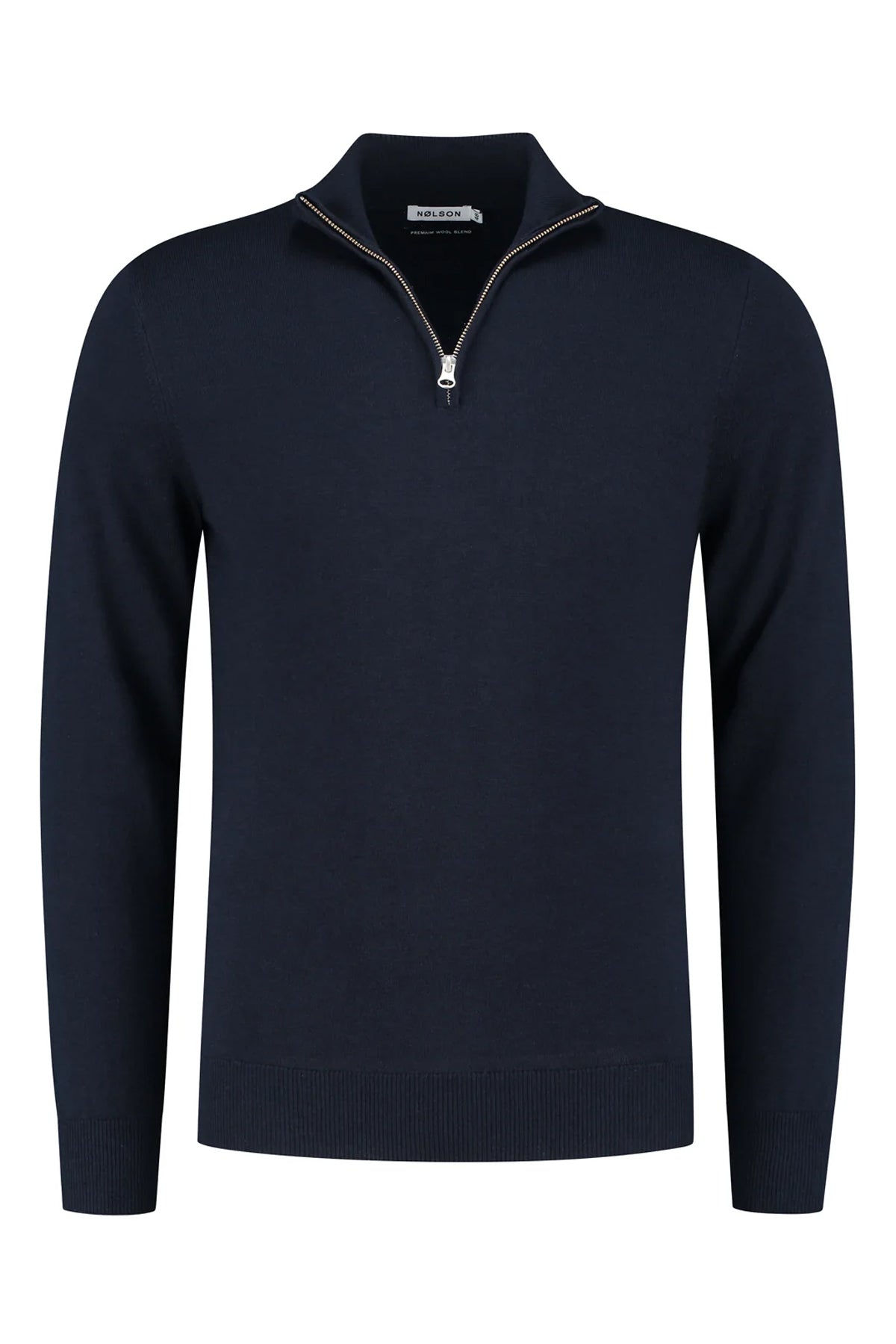 Soloumbrella Men's Dark Navy Quarter Zip Sweater