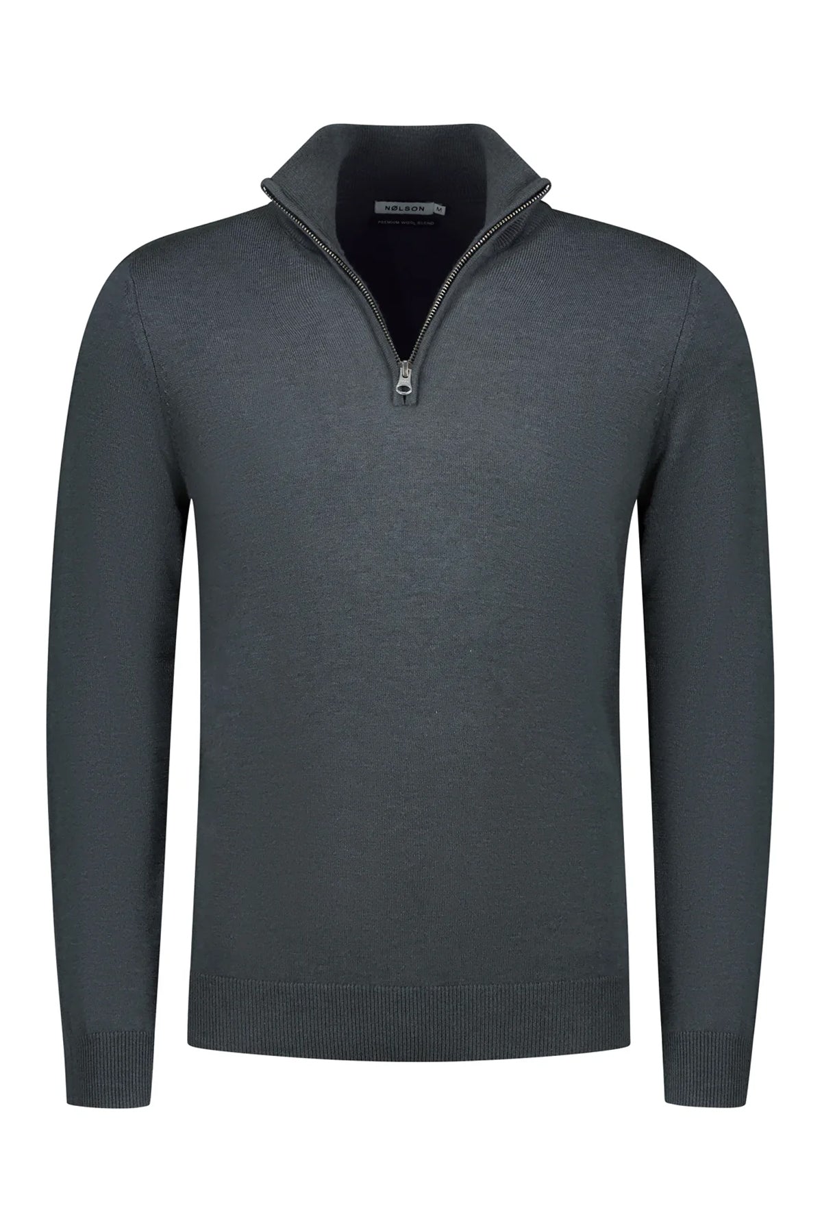 Soloumbrella Men's Charcoal Grey Quarter Zip Sweater