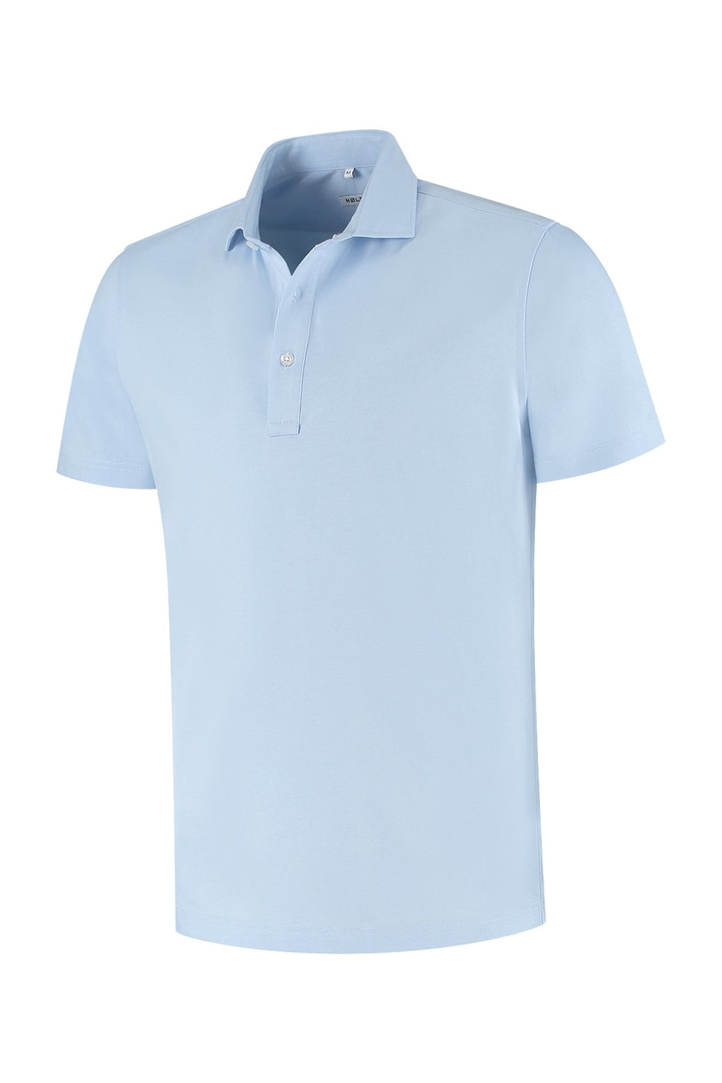Soloumbrella Men's Light Blue Short Sleeve Polo Shirt