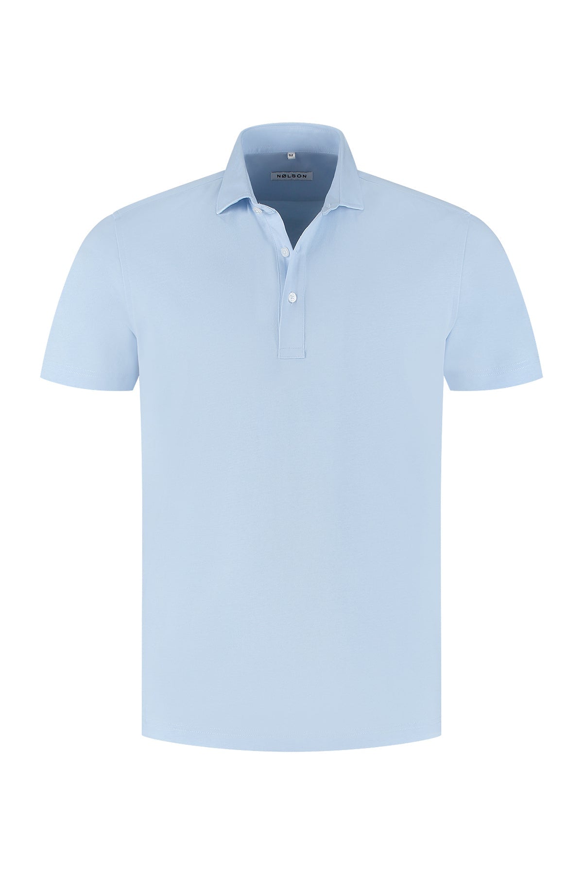 Soloumbrella Men's Light Blue Short Sleeve Polo Shirt