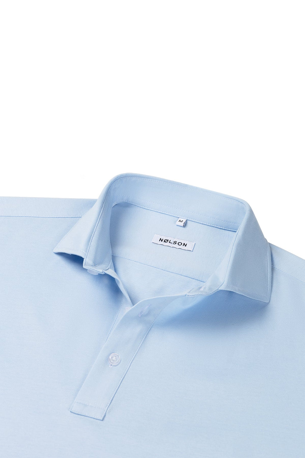 Soloumbrella Men's Light Blue Short Sleeve Polo Shirt