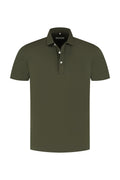 Soloumbrella Men's Olive Green Short Sleeve Polo Shirt