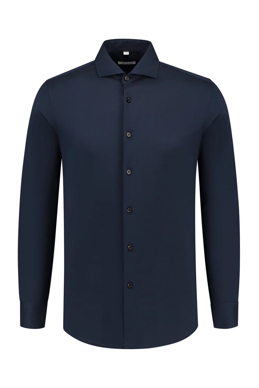 Soloumbrella Men's Dark Navy Long Sleeve Button Down Shirt