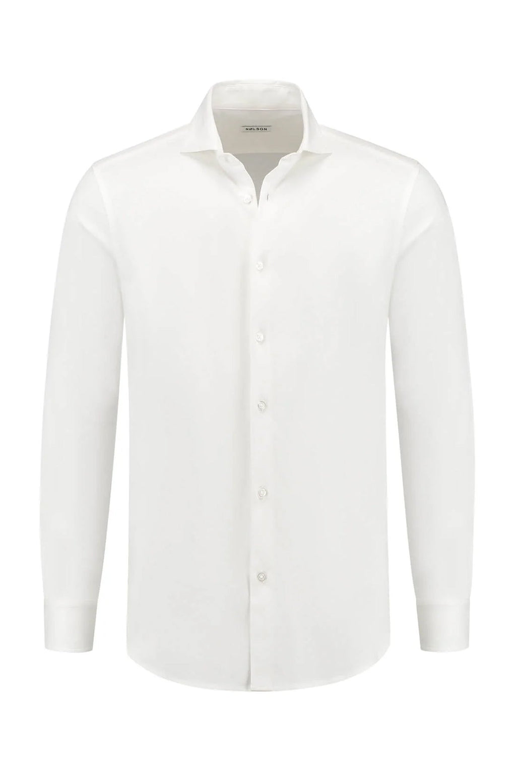 Soloumbrella Men's White Long Sleeve Button Down Shirt