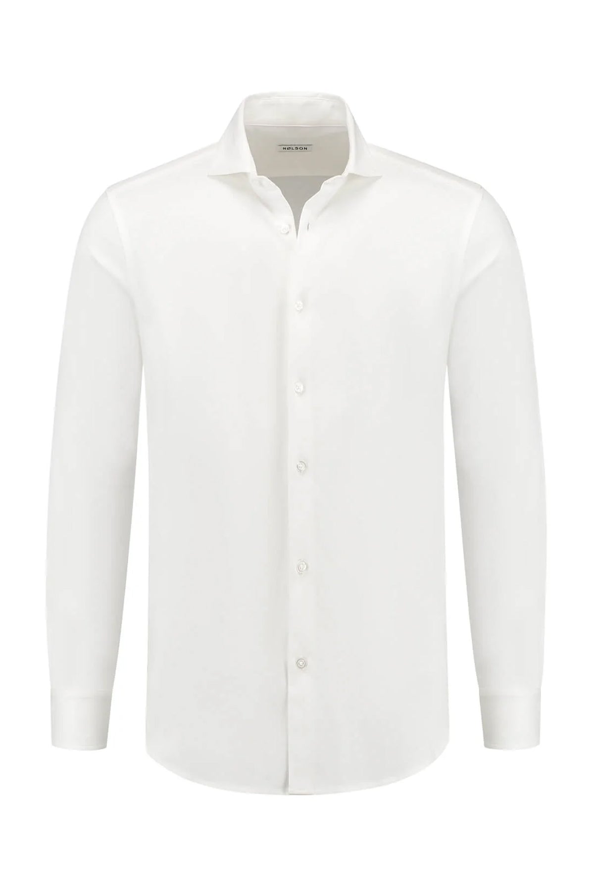 Soloumbrella Men's White Long Sleeve Button Down Shirt