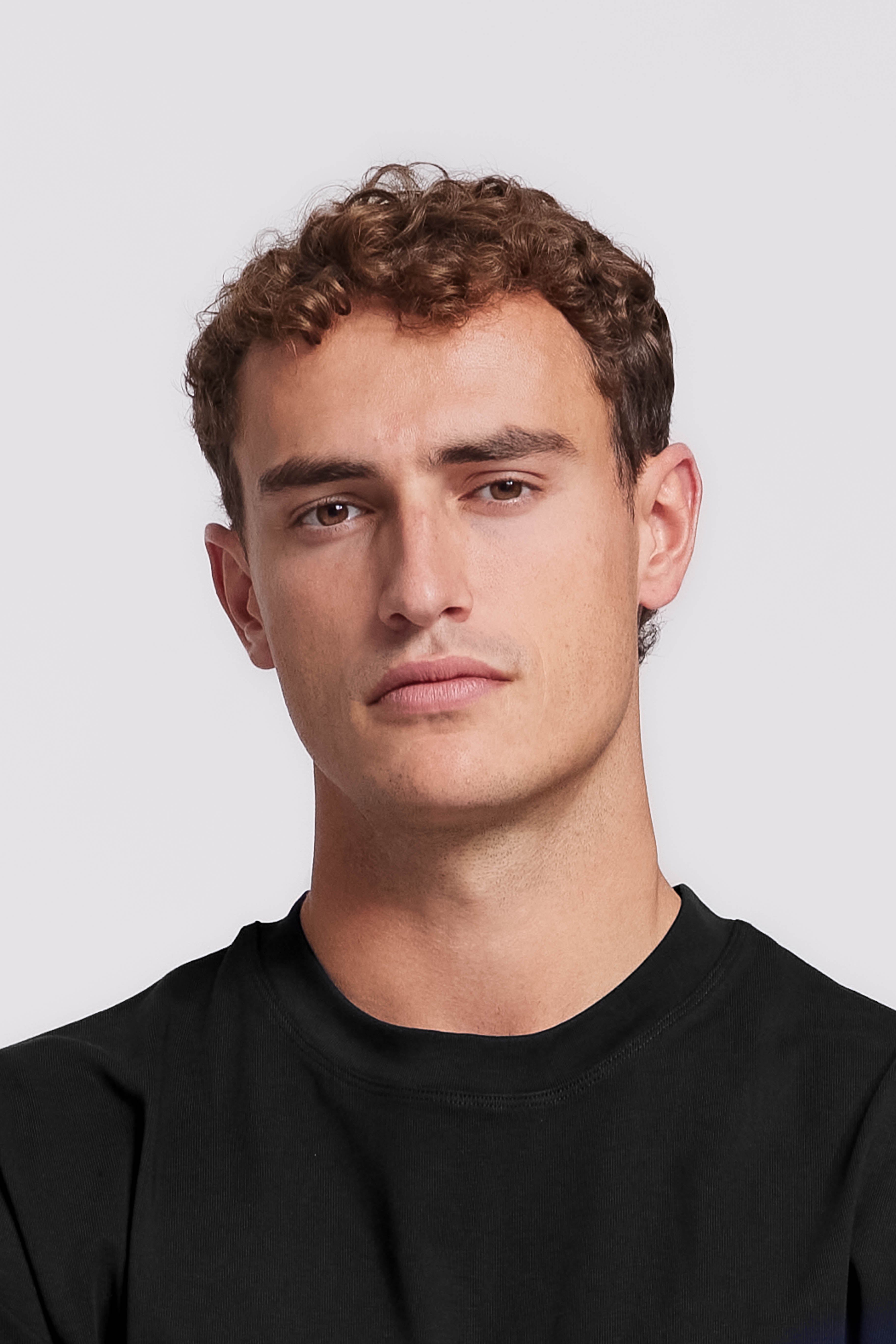 Soloumbrella Men's Black Crew Neck T-Shirt