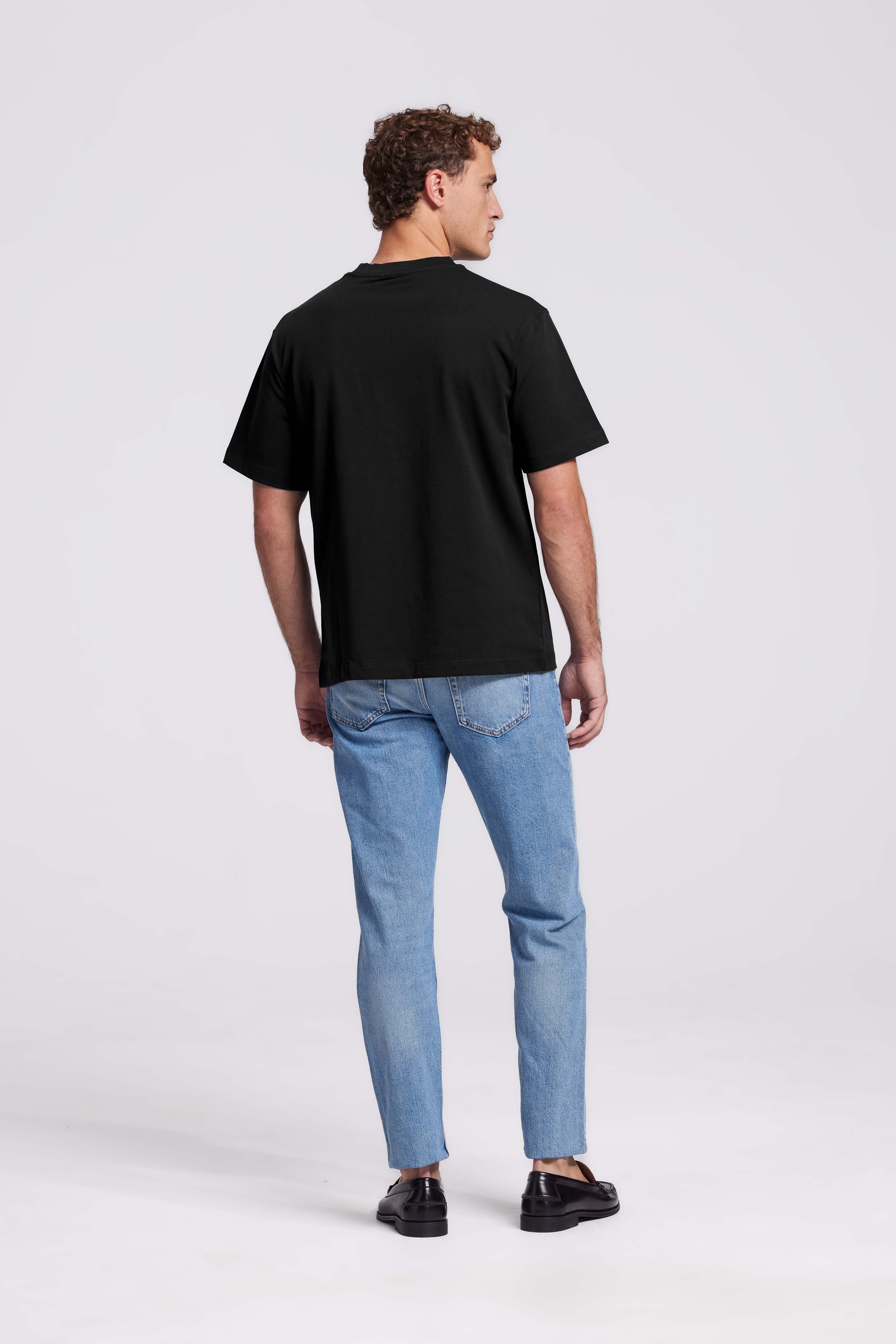 Soloumbrella Men's Black Crew Neck T-Shirt